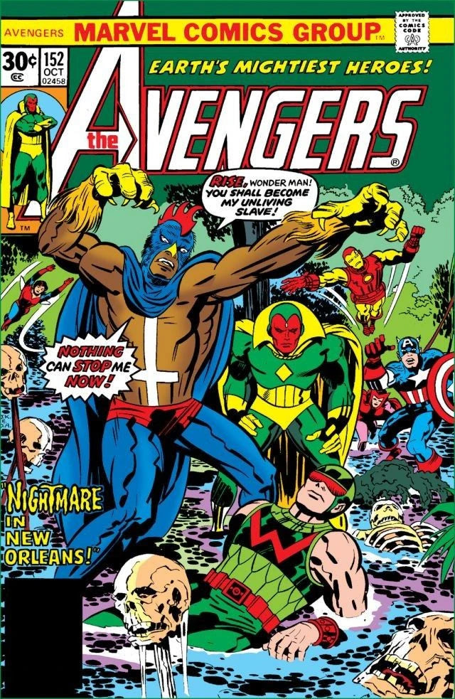 Avengers - Vol 1 - #152 - 1976 - Nightmare in New Orleans! - (VFN+)