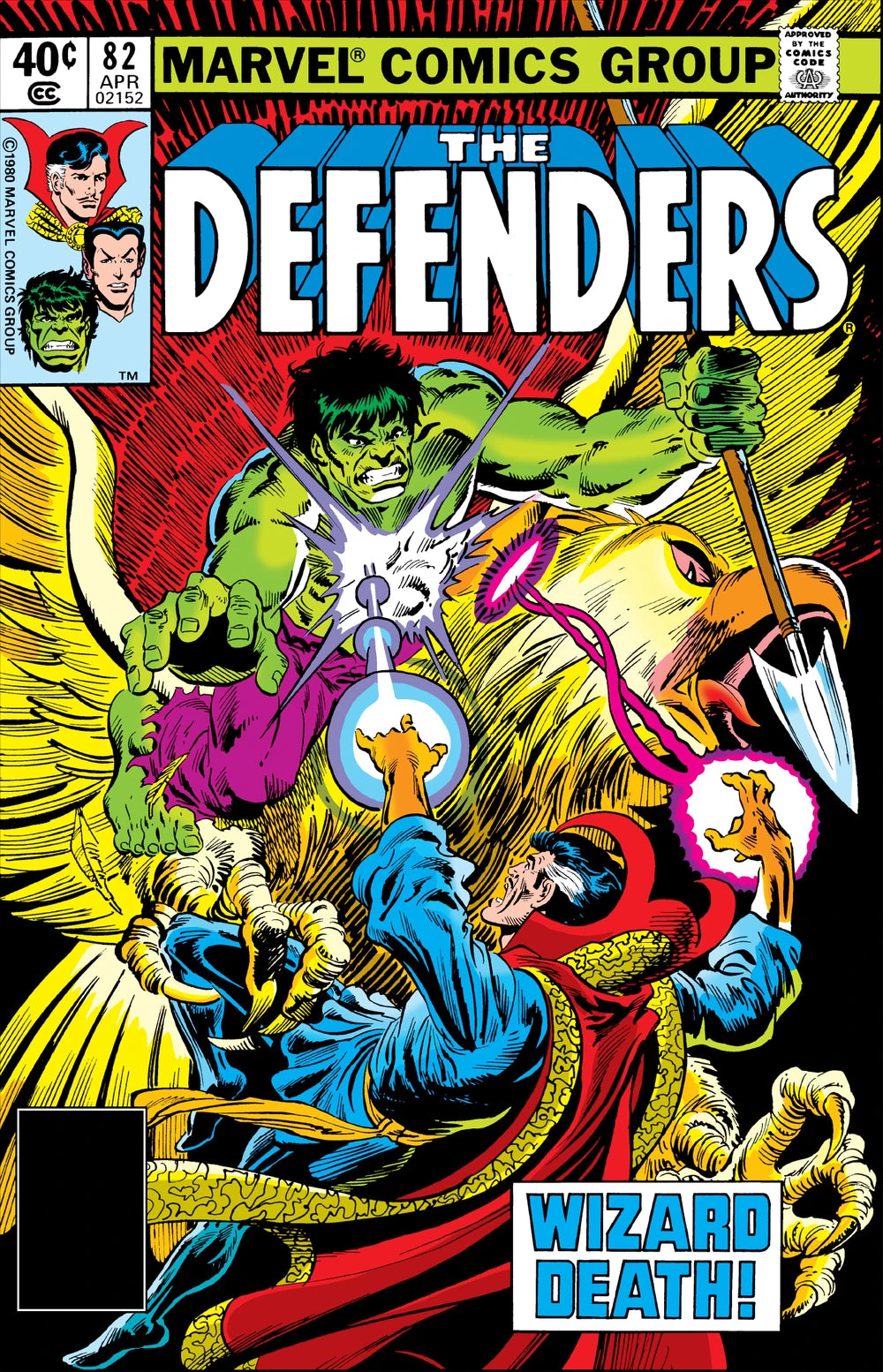 The Defenders - Vol 1 - #82 - 1980 - Wizard Death - (VFN)