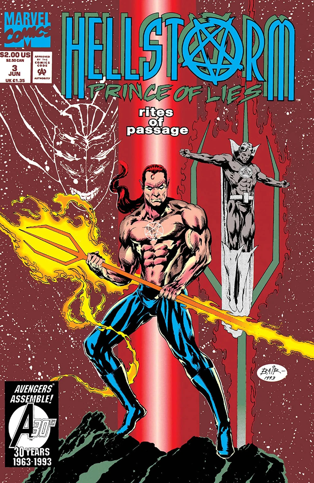 Hellstorm: Prince of Lies - Vol 1 - #3 - 1993 - Paradise Lost (VFN+)