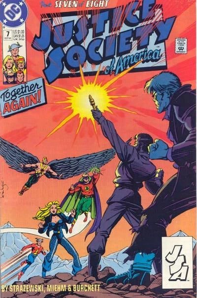 Justice Society of America - Vol 1 - #7 - 1991 - Together Again - (VFN)