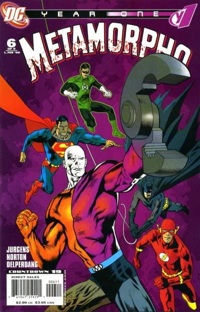 Metamorpho: Year One - Vol 1 - #6 - 2008 - Treasure Quest (Part VI) - (VFN)