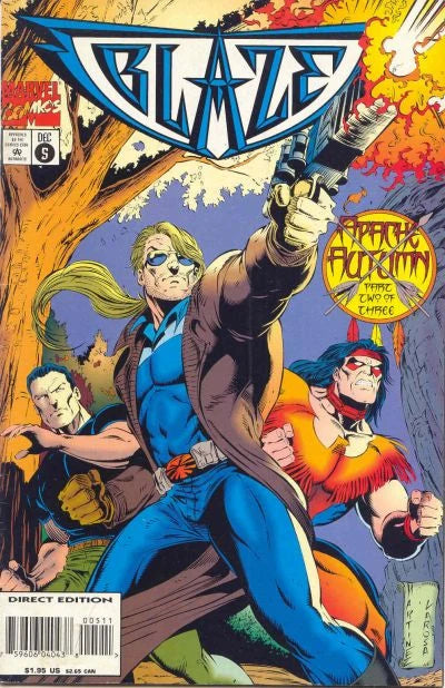 Blaze - Vol 1 -  #5 - 1994 - Apache Autumn, Part 2 of 3: Bad Day at the Haunted Mesa - (VFN)