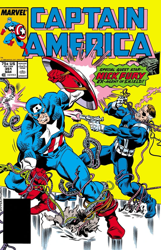 Captain America - Vol 1 -  #351 - Changing of the Guard - (FN)