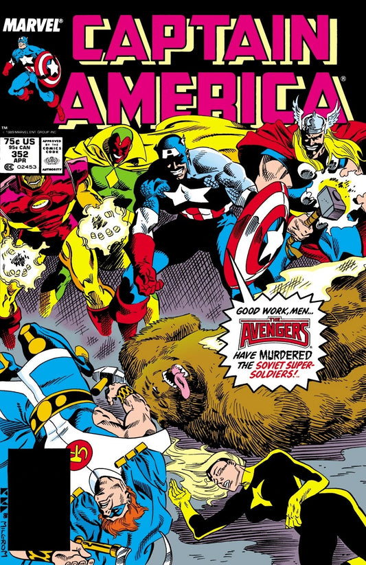 Captain America - Vol 1 -  #352 - Refuge - (VG)