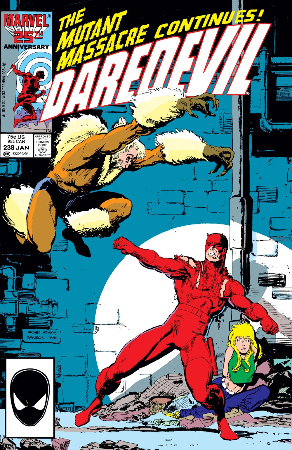 Daredevil - Vol 1 - #238 - 1987 - It Comes with the Claws - (FN+)