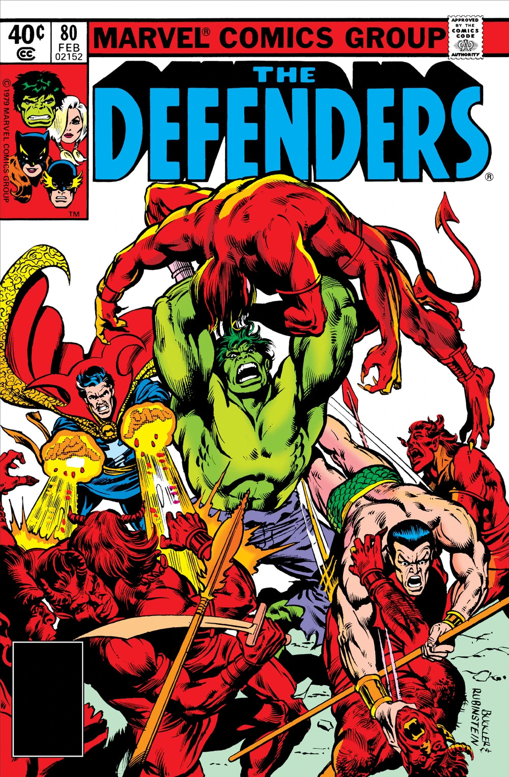 The Defenders - Vol 1 - #80 - 1980 - Once a Defender - (VFN)