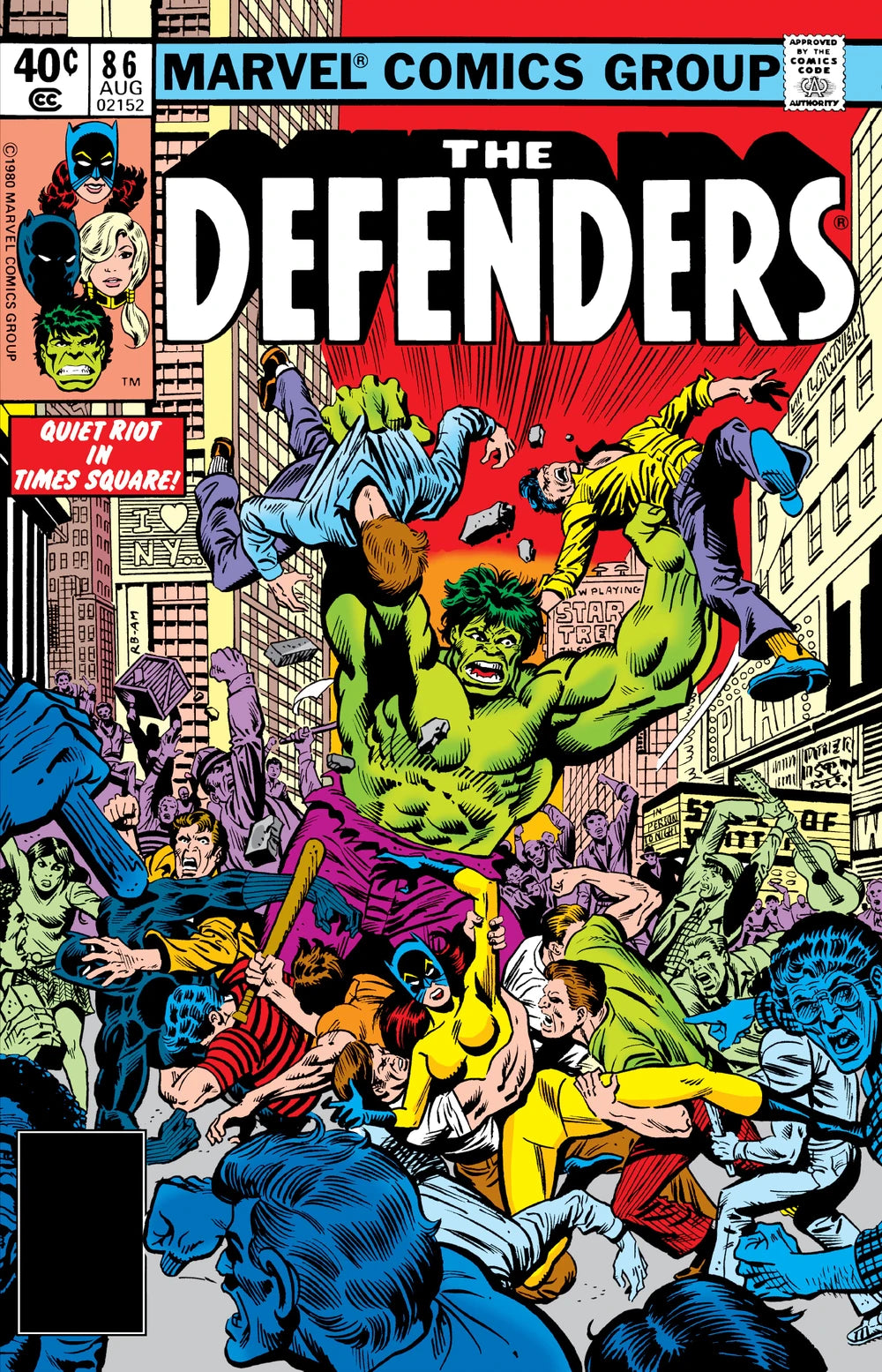 The Defenders - Vol 1 - #86 - 1980 - The Left Hand of Silence! - (VFN)