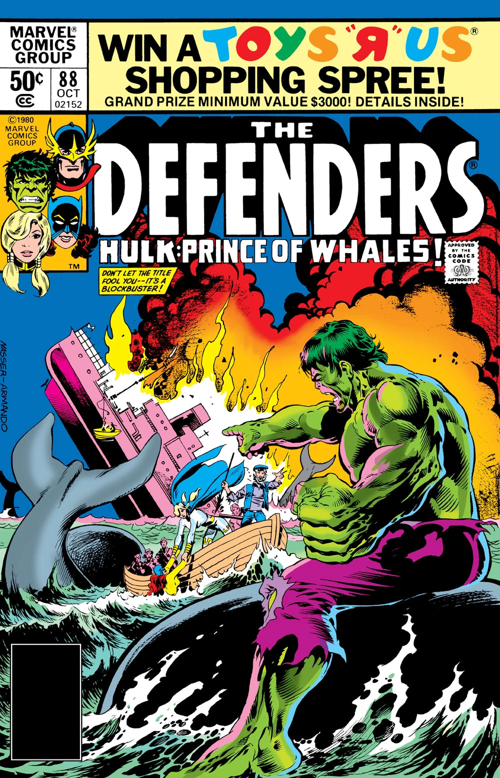 The Defenders - Vol 1 - #88 - 1980 - Lord of the Whales - (VFN)