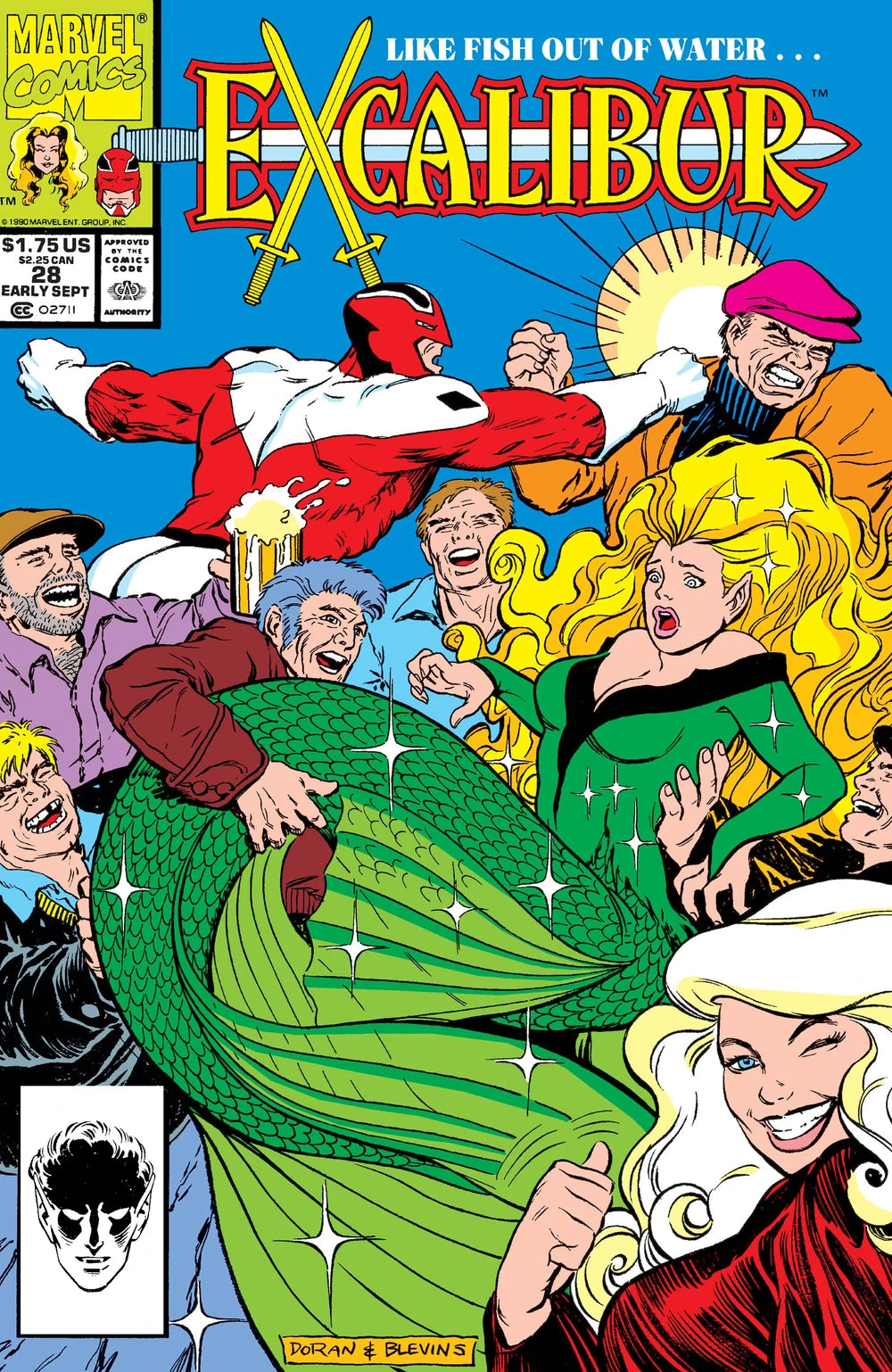 Excalibur - Vol 1 - #28 - 1990 - The Night They Tore Down the Gilded Lady - (FN)