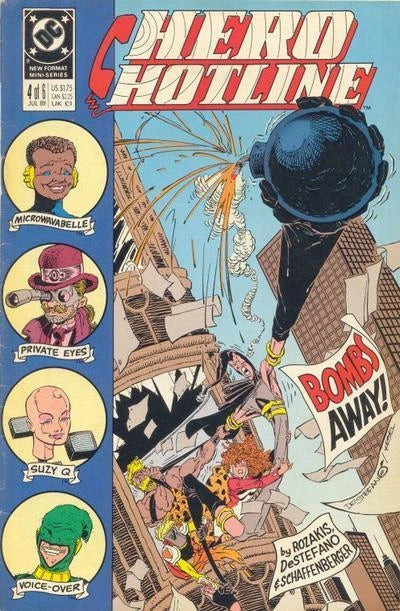 Hero Hotline - Vol 1 - #4 - 1989 - Bombs Away - (VFN)