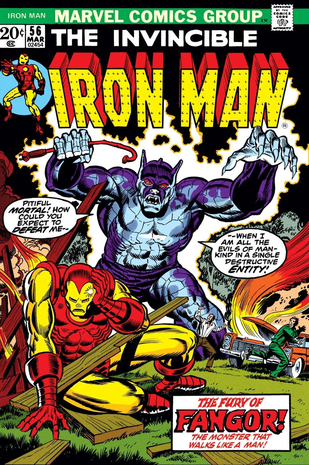 The Invincible Iron Man - Vol 1 - #56 - 1973 - Rasputin's Revenge - (FN)
