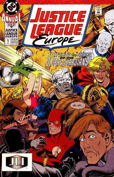 Justice League Europe - Annual 1990 - Vol 1 - #1 - Bialya Blues - (VFN)