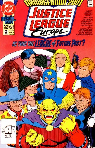 Justice League Europe - Annual 1991 - Vol 1 - #2 - Too Much Time - (FN)