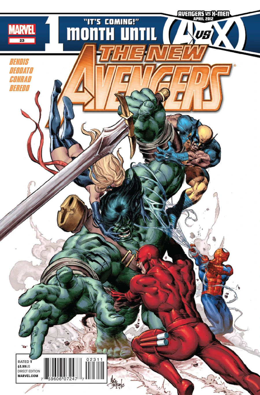 The New Avengers - Vol 2 - #23 - 2012 - The New Dark Avengers versus Skaar, Son of Hulk - (NM)
