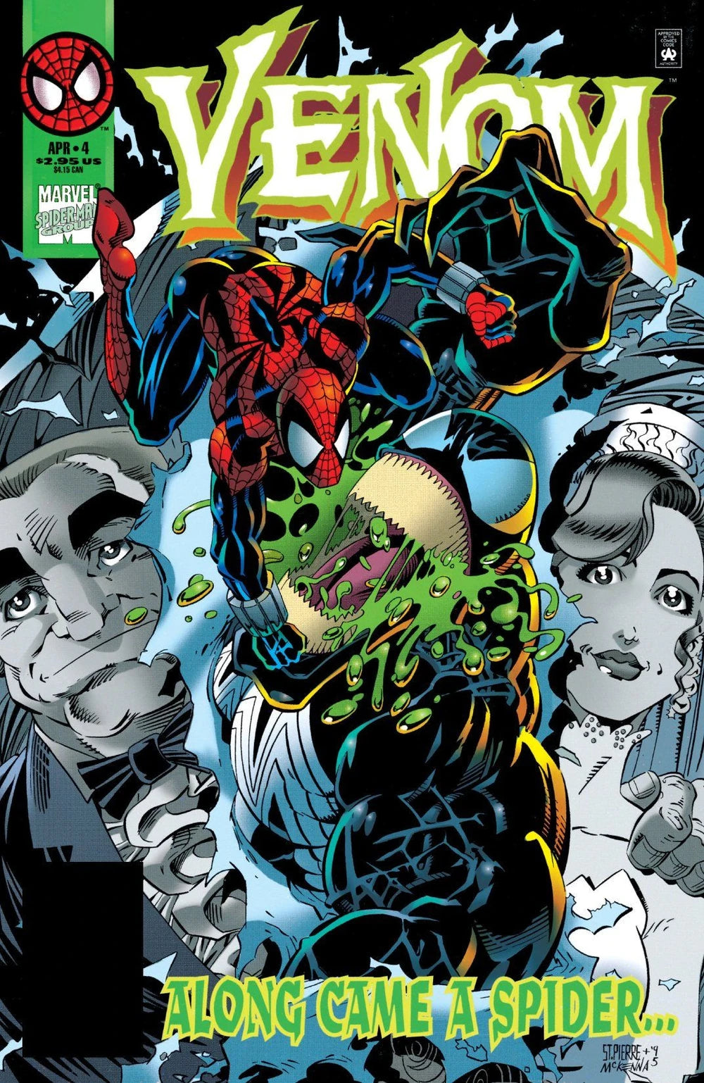 Venom: Along Came A Spider - Vol 1 - #4 - 1996 - ...And Frightened Miss Muffet Away - (VFN+)