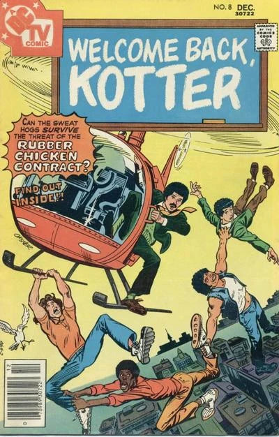 Welcome Back, Kotter - Vol 1 - #8 - 1977 - The Rubber Chicken Contract - (VG)