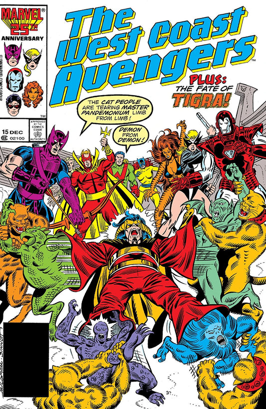 The West Coast Avengers - Vol 2 - #15 - 1986 - The Lady...or the Tigra - (FN)