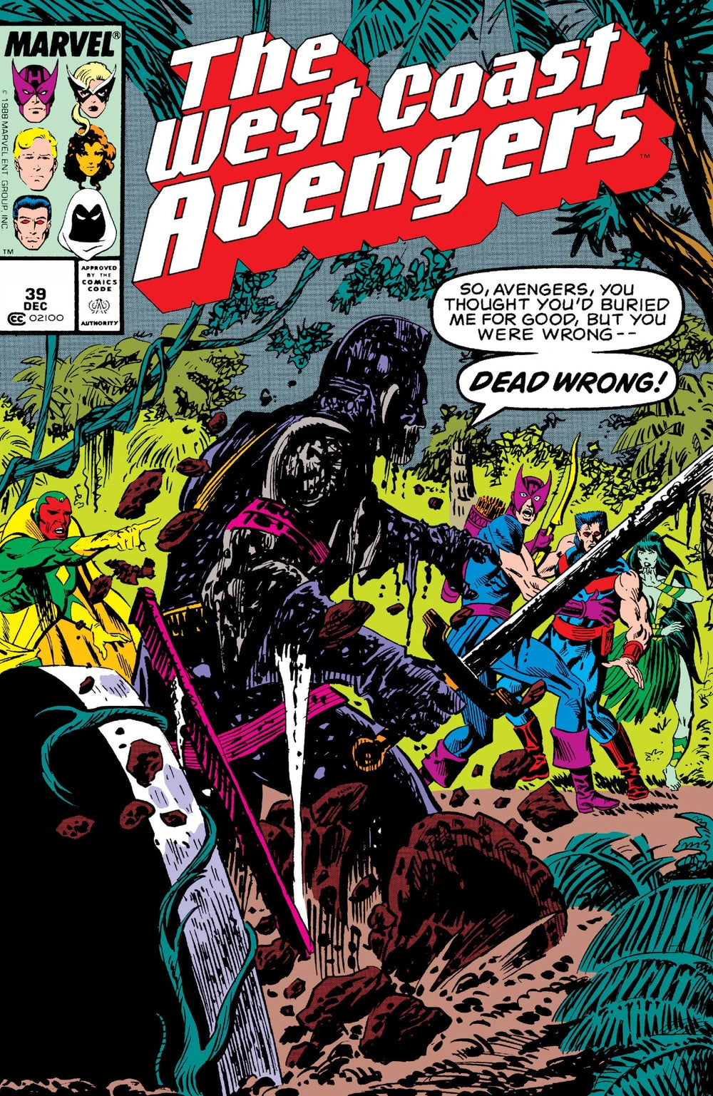 The West Coast Avengers - Vol 2 - #39 - 1988 - Upset! - (VFN)
