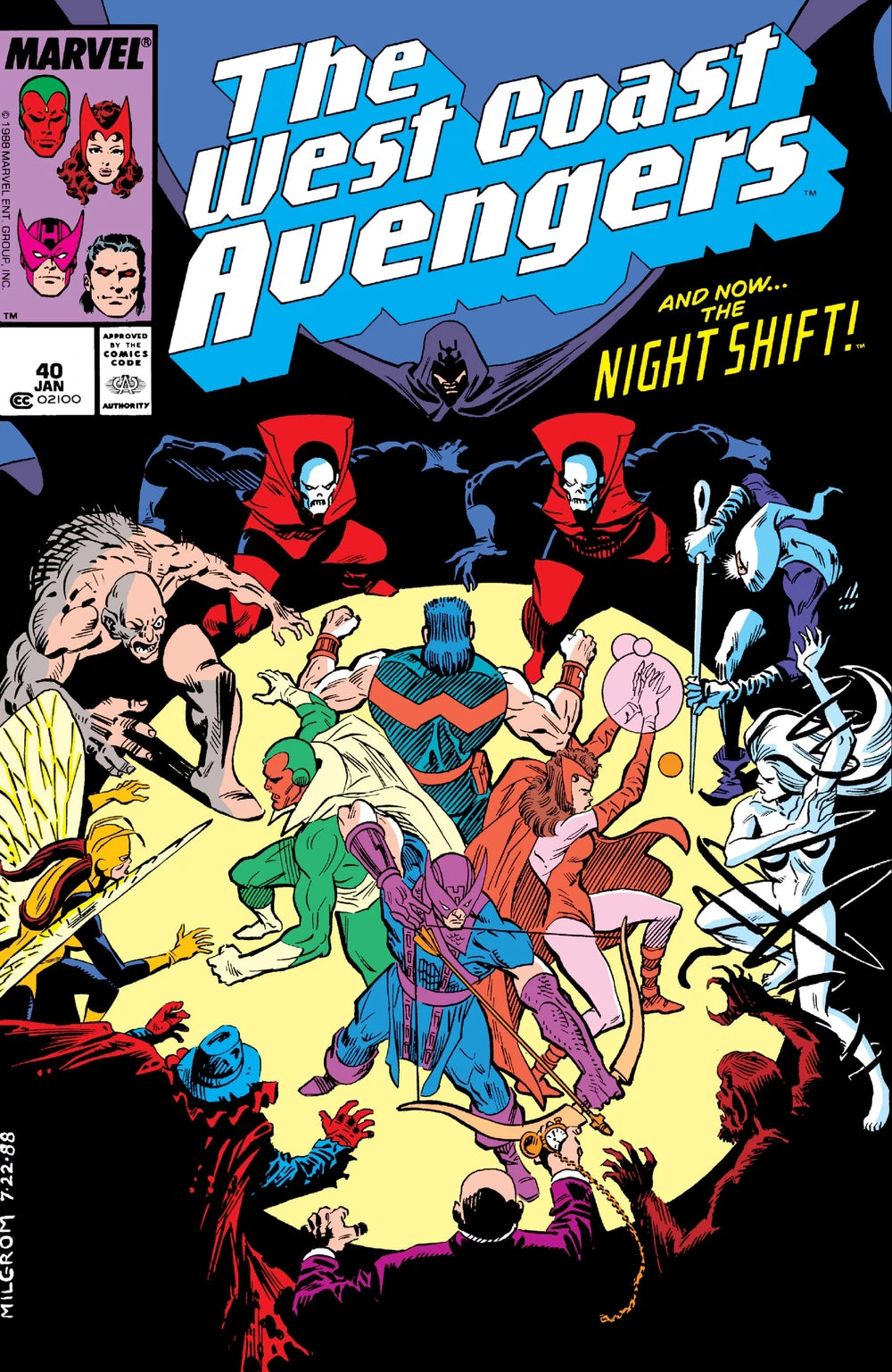 The West Coast Avengers - Vol 2 - #40 - 1989 - And Now the...Night Shift! - (FN)
