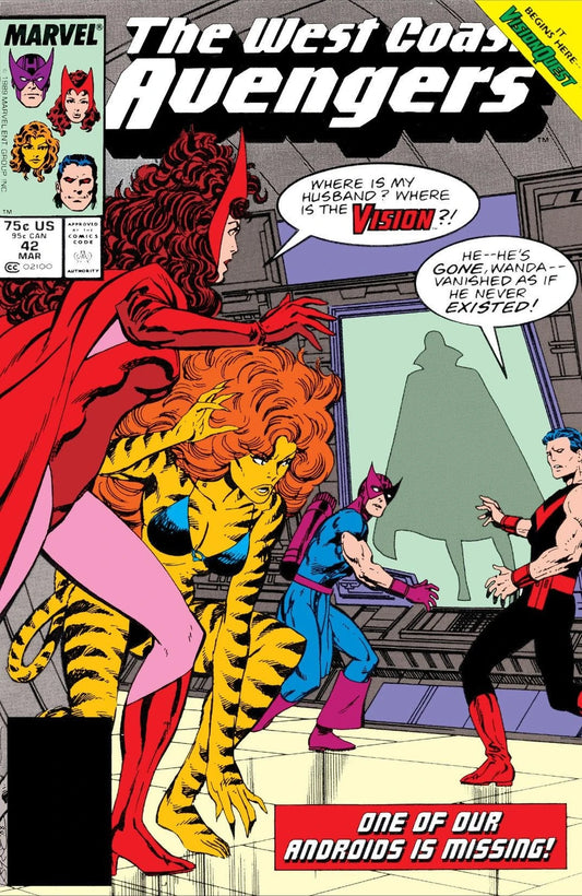 The West Coast Avengers - Vol 2 - #42 - 1989 - One of Our Androids is Missing! - (FN)